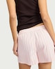image 3 of F&F Pure Cotton Striped Shorts in Pink