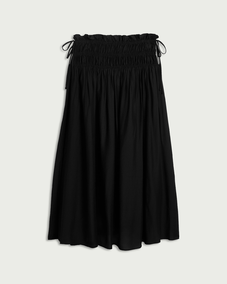 image 1 of F&F Maxi Beach Skirt in Black