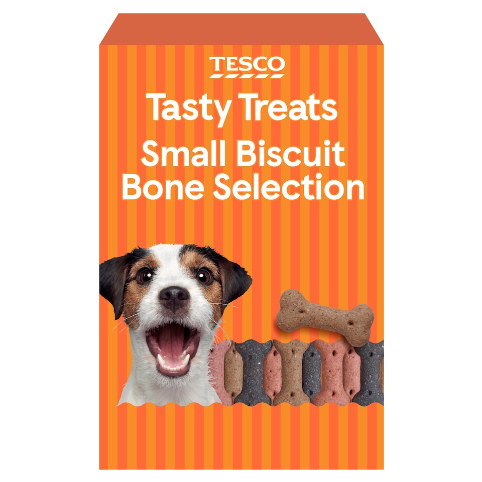 image 1 of Tesco Small Bite Biscuit Bone Selection 800