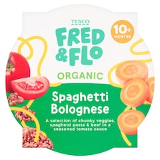 TESCO FRED & FLO Organic Spaghetti Bolognese 190g