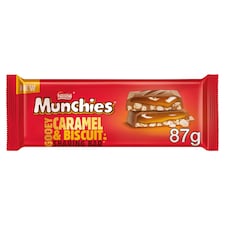 Munchies Caramel Biscuit Sharing Bar 87g