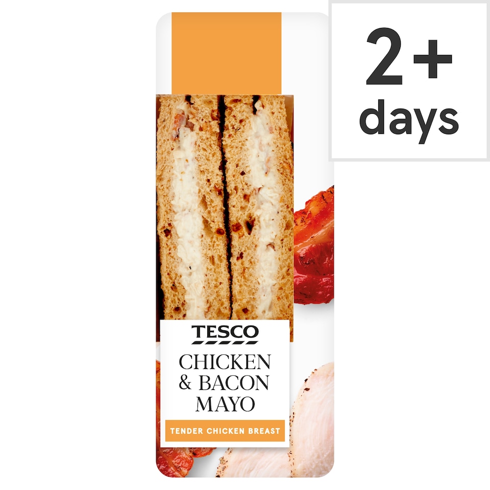 Tesco Chicken & Bacon Mayonnaise Sandwich
