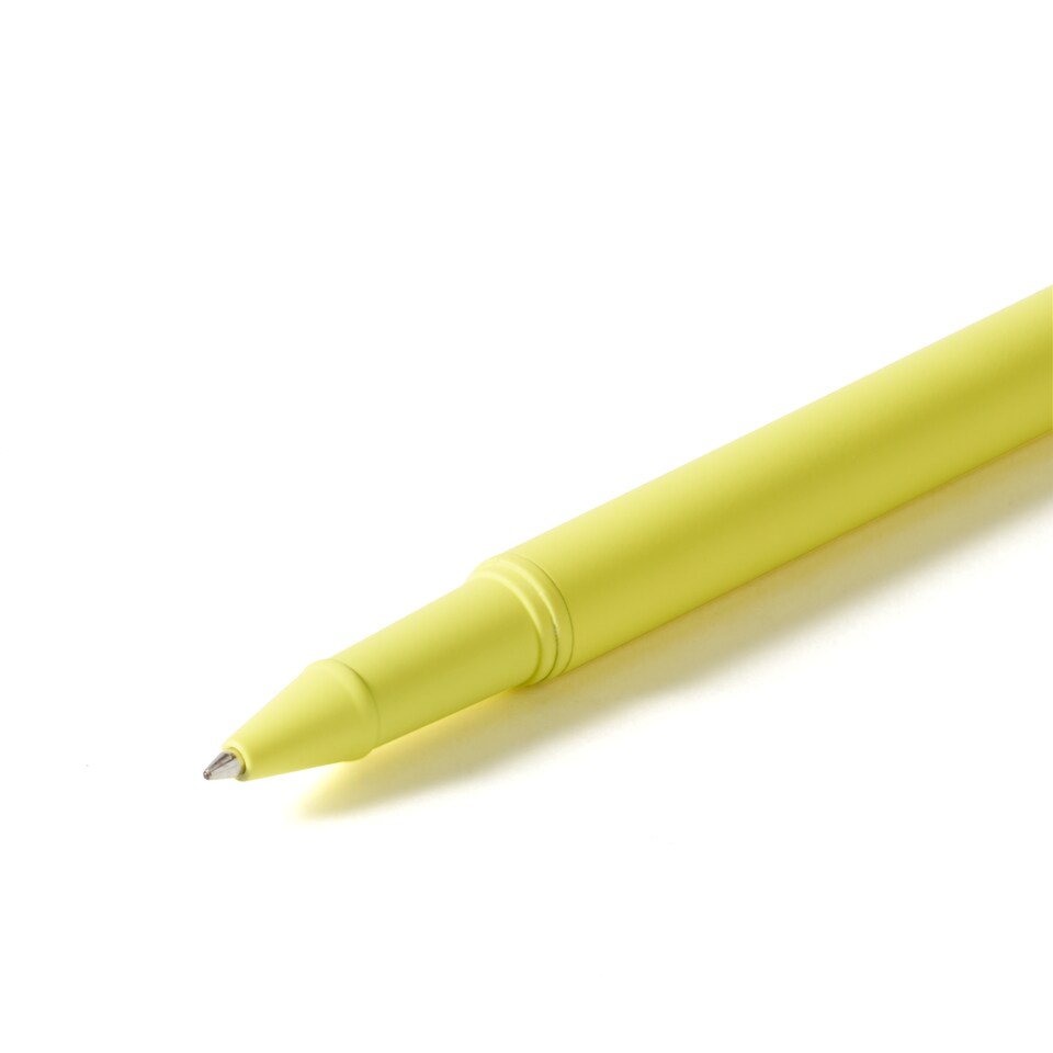 image 1 of Paperchase Agenzio Soft Touch Lime Metal Pen
