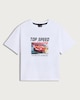 image 4 of Disney Lightning McQueen Pure Cotton T-Shirt in White