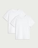 image 4 of F&F School Unisex 2-Pack Pure Cotton T-Shirts in White