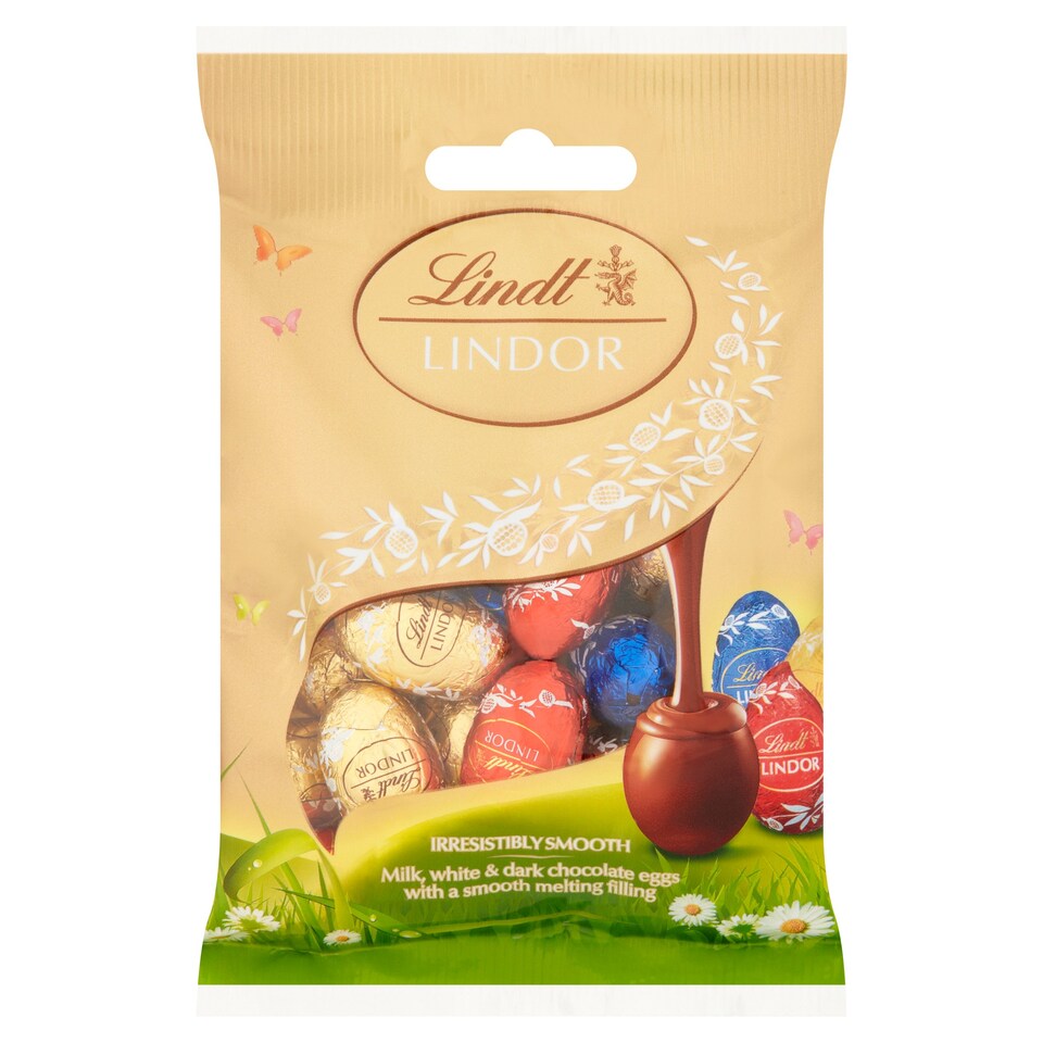 image 1 of Lindt Lindor Assorted Mini Eggs 100G