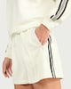 image 2 of F&F Active AFTERCLASS Side Stripe Shorts in Cream