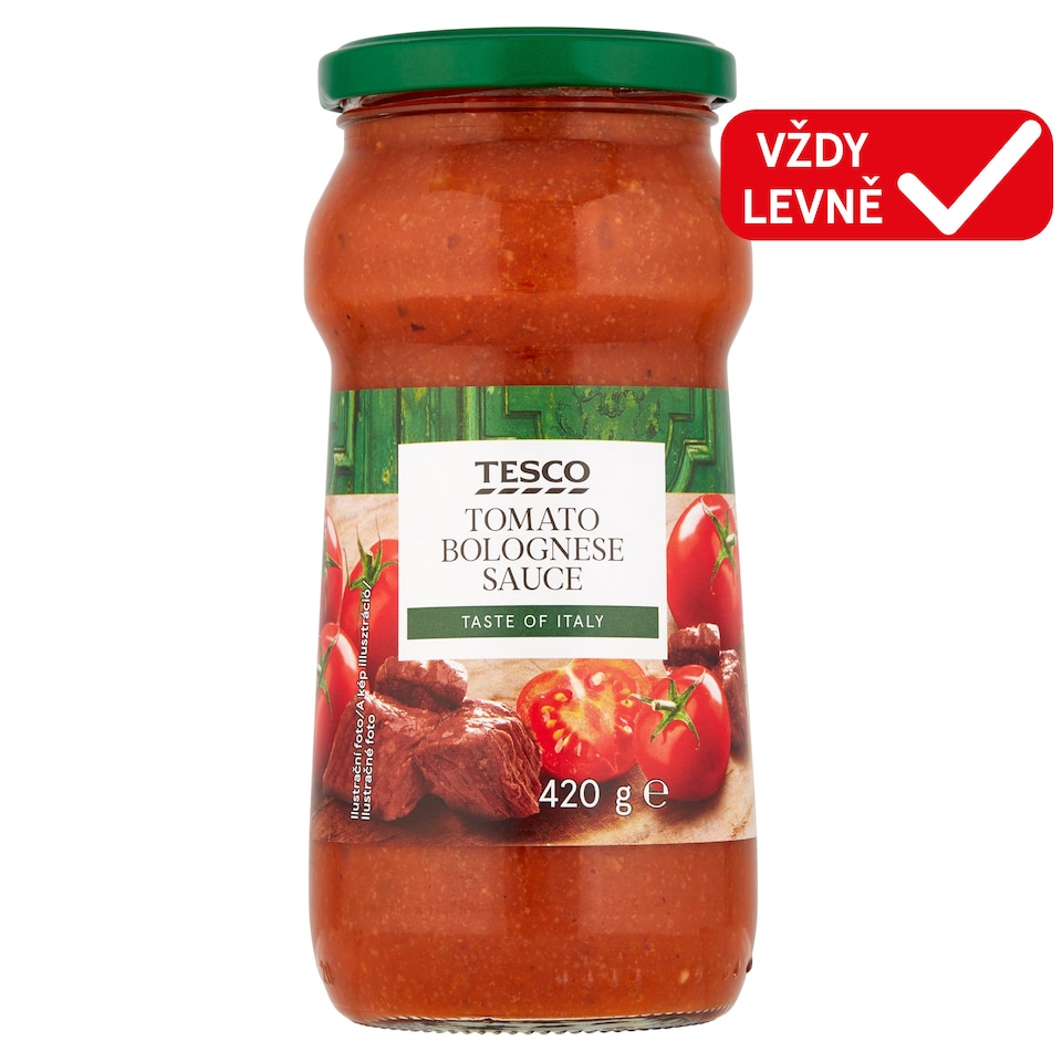  Tesco Tomato Bolognese Sauce 420g