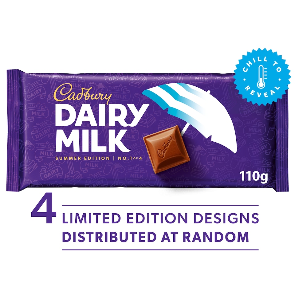 image 1 of Cadbury Dairy Milk Chocolate Bar 110g