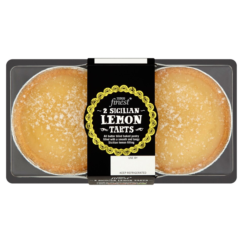 Tesco Finest Sicilian Lemon Tarts 2 Pack