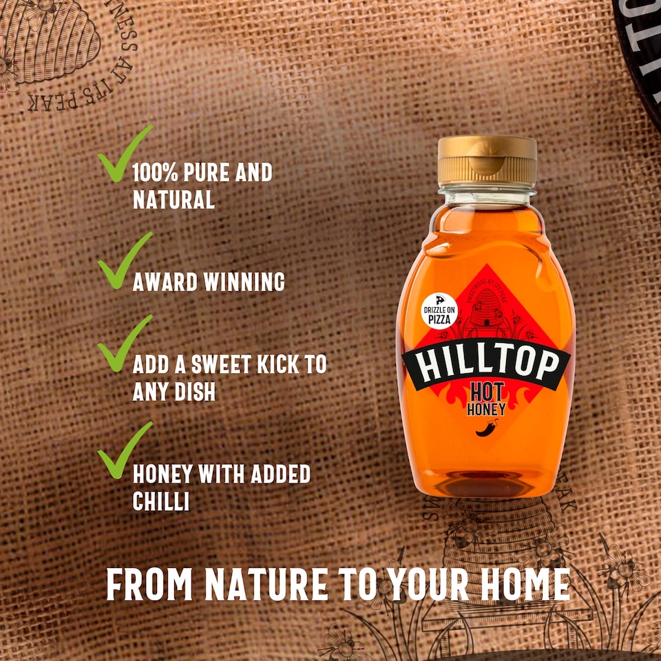 image 1 of Hilltop Hot Honey 340g