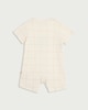 image 2 of F&F Baby Pure Cotton Daddy's Little One Romper in Sand