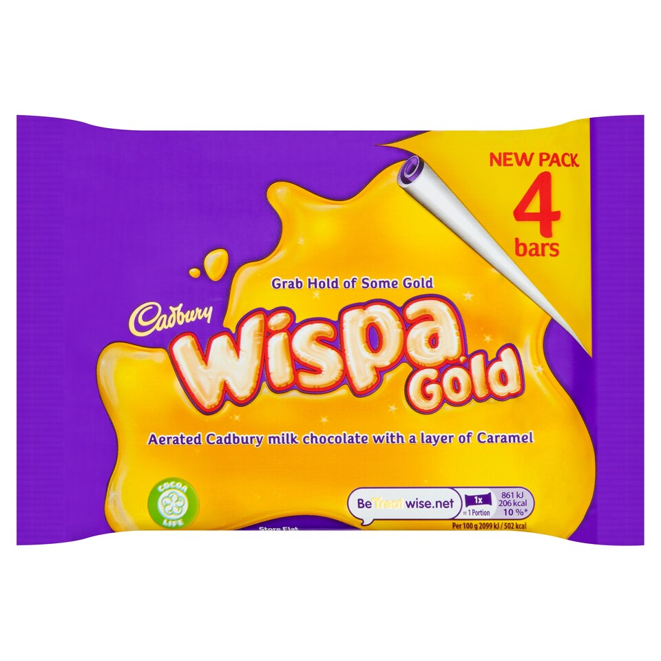 image 1 of Cadbury Wispa Gold 4X41g