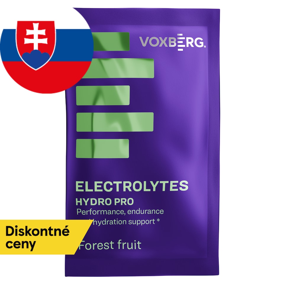 Voxberg Prášok na prípravu nápoja s obsahom elektrolytov s príchuťou lesného ovocia 22 g