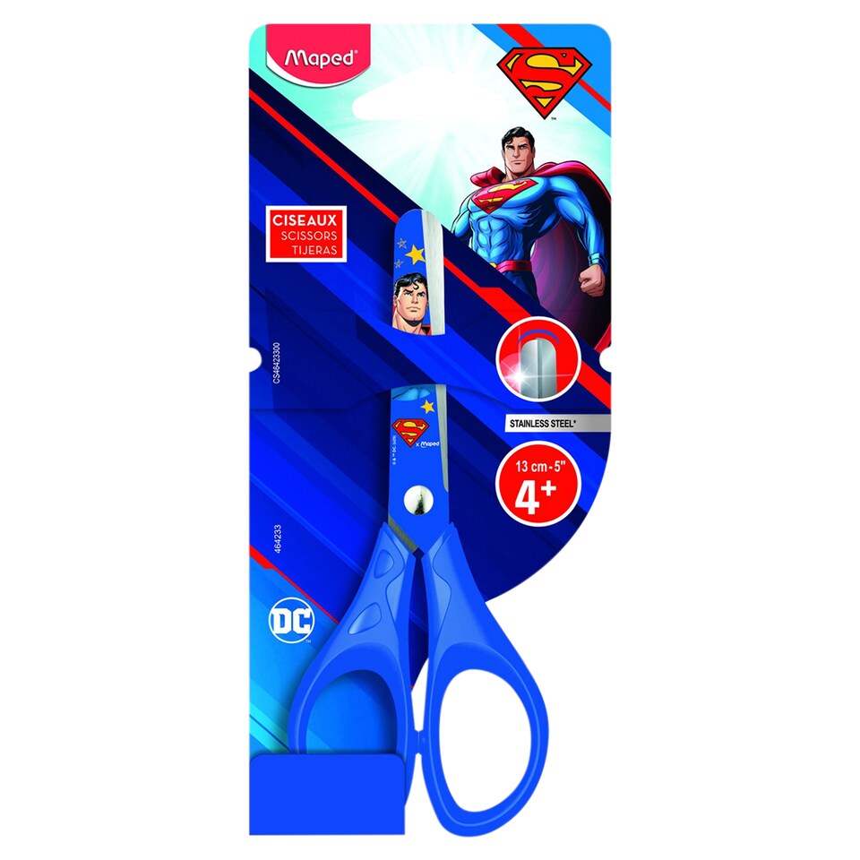 Maped Superman iskolai olló 13 cm-es