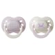 image 1 of TOMMEE TIPPEE ULTIMATE FIT ORTHODONTIC SILICONE 0-6M 2 SOOTHERS