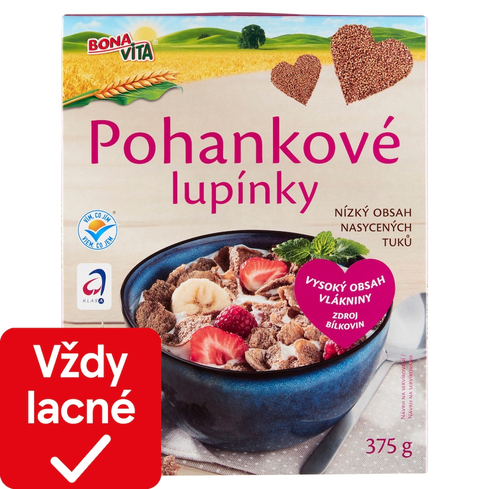 Bona Vita Pohánkové lupienky 375 g