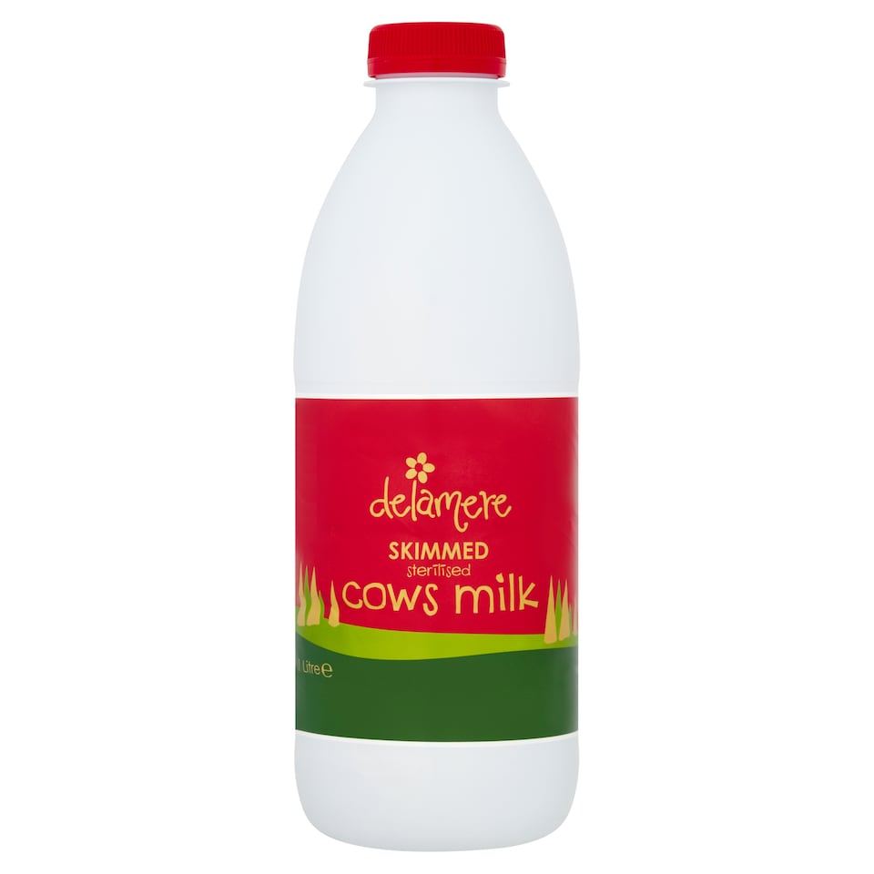 Delamere Skimmed Sterilised Milk 1 Litre