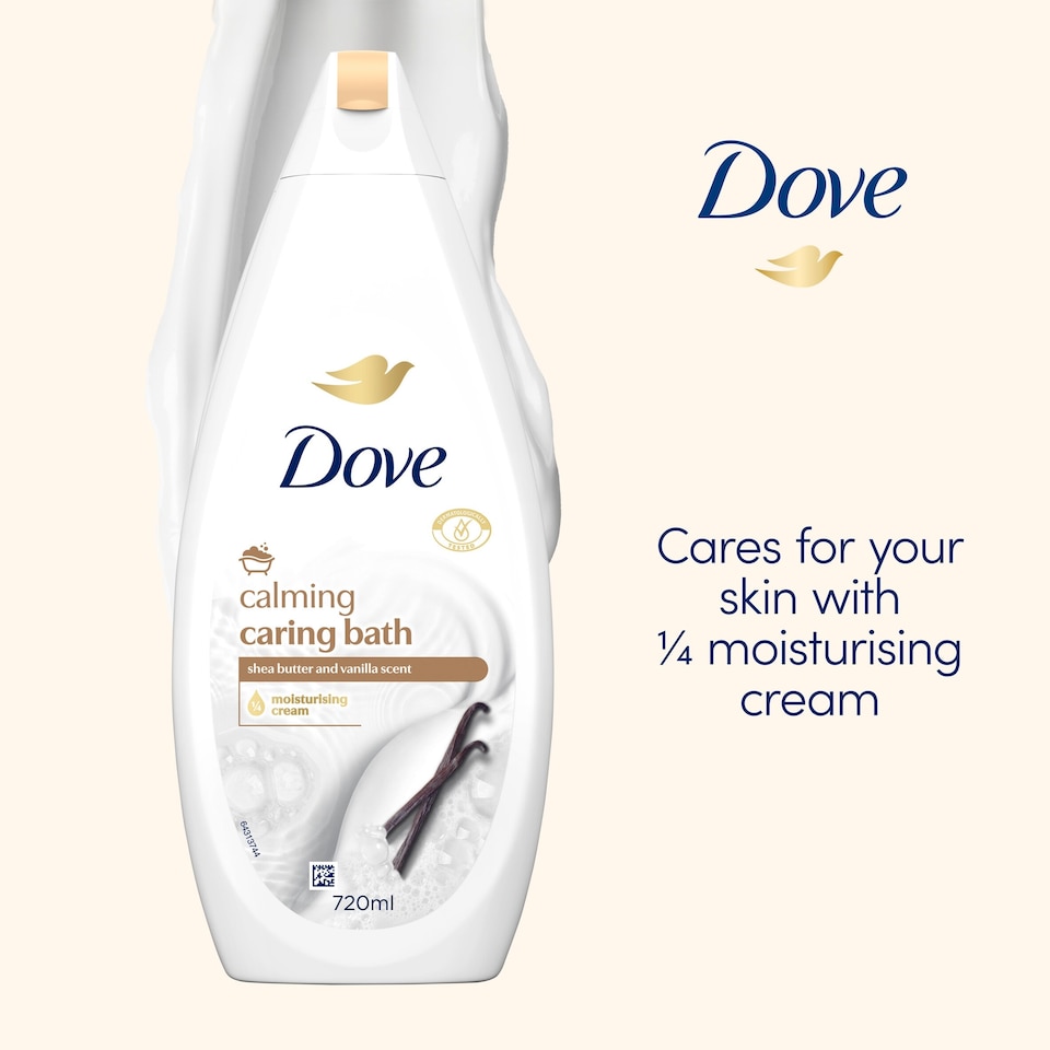 image 1 of Dove Caring Bath Shea Butter 720Ml