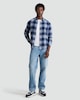 image 1 of F&F Pure Cotton Relaxed Fit Denim Jeans in Blue