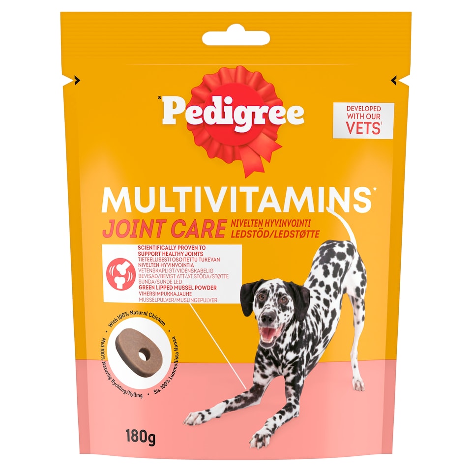 Pedigree Multivitamins Joint Care Dog Chews 180g