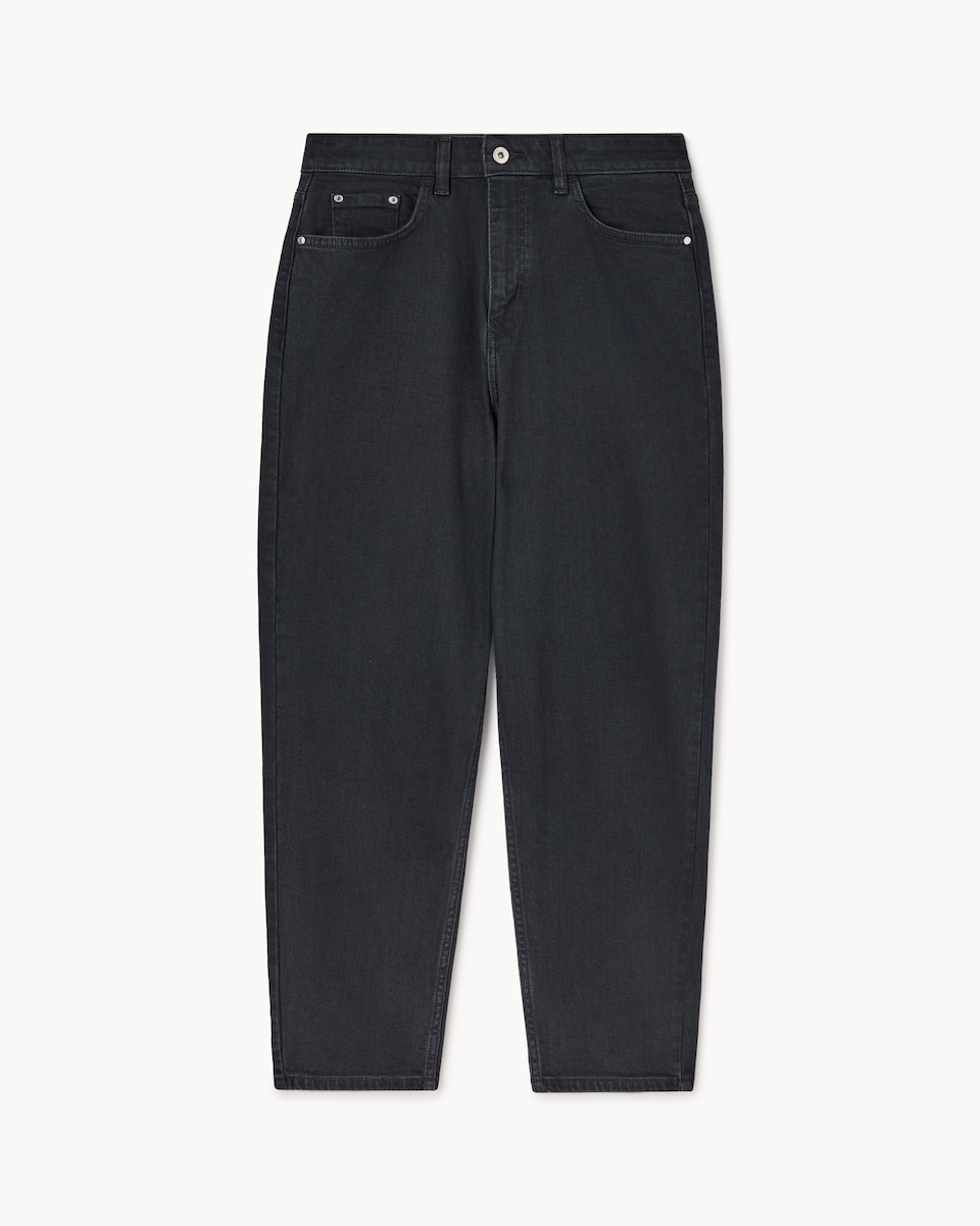 image 1 of F&F High Rise Mom Jeans in Grey