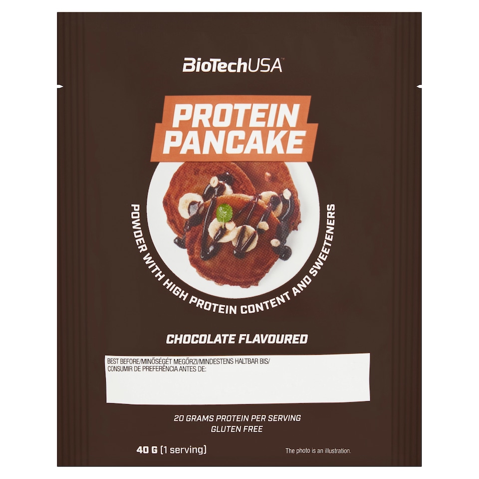 image 1 of BioTechUSA Protein Pancake prášok na prípravu palaciniek s čokoládovou príchuťou 40 g