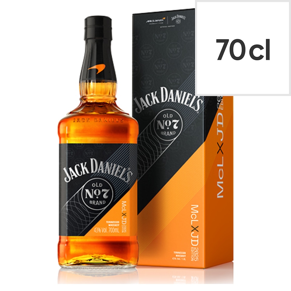 Jack Daniels Old No7 Brand McLaren Tennessee Whiskey 700ml
