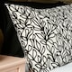 image 5 of Cosmo Living Mono Sketch Leaf Duvet Set King
