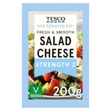 Tesco Reduced Fat Salad Cheese 200G