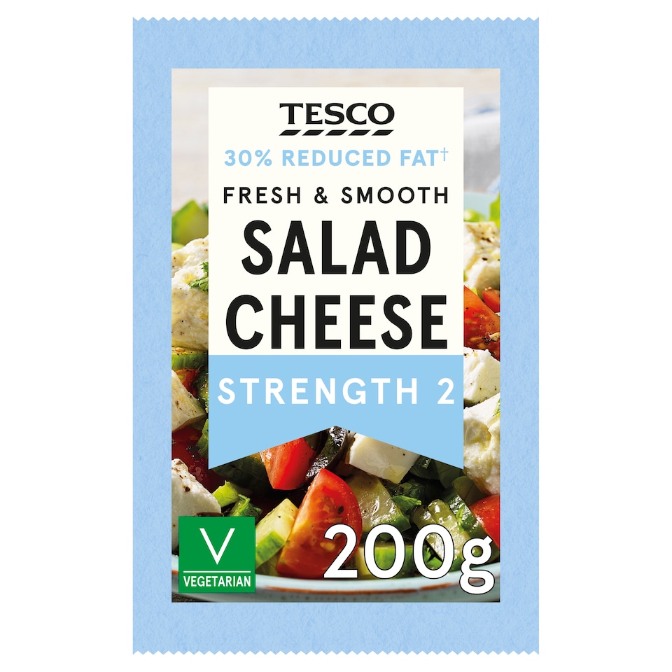 Tesco Reduced Fat Salad Cheese 200G