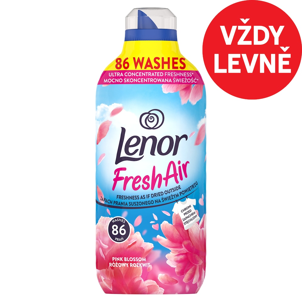 Obrázek 1 pro produkt Lenor Fresh Air Aviváž 86 Praní, Pink Blossom