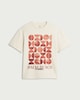 image 4 of F&F Boys Pure Cotton Palm Beach Oversized Fit T-Shirt in Cream