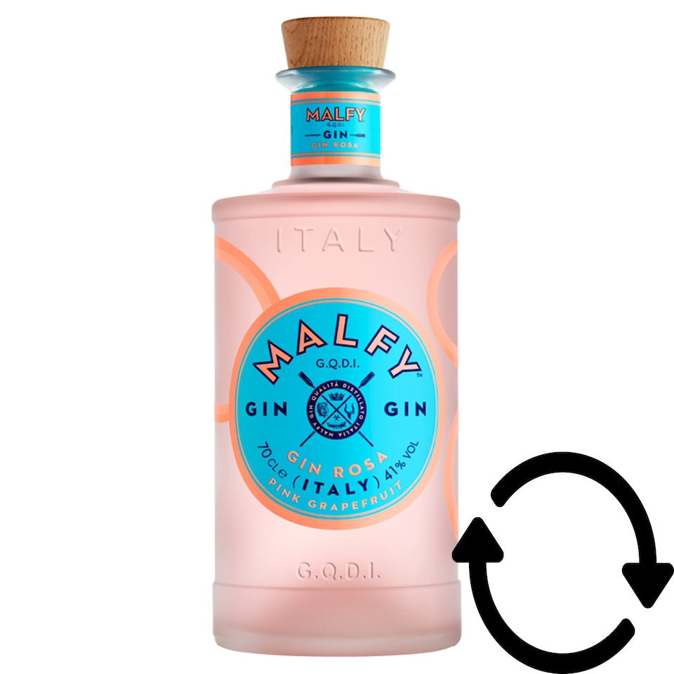 Malfy Rosa természetes grapefruit ízesítésű gin 41% 0,7 l