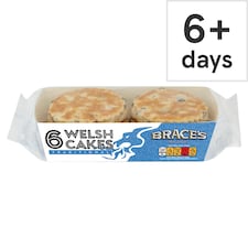 Brace's Family Bread Traditional Fruit Welsh Cakes 6 Pack