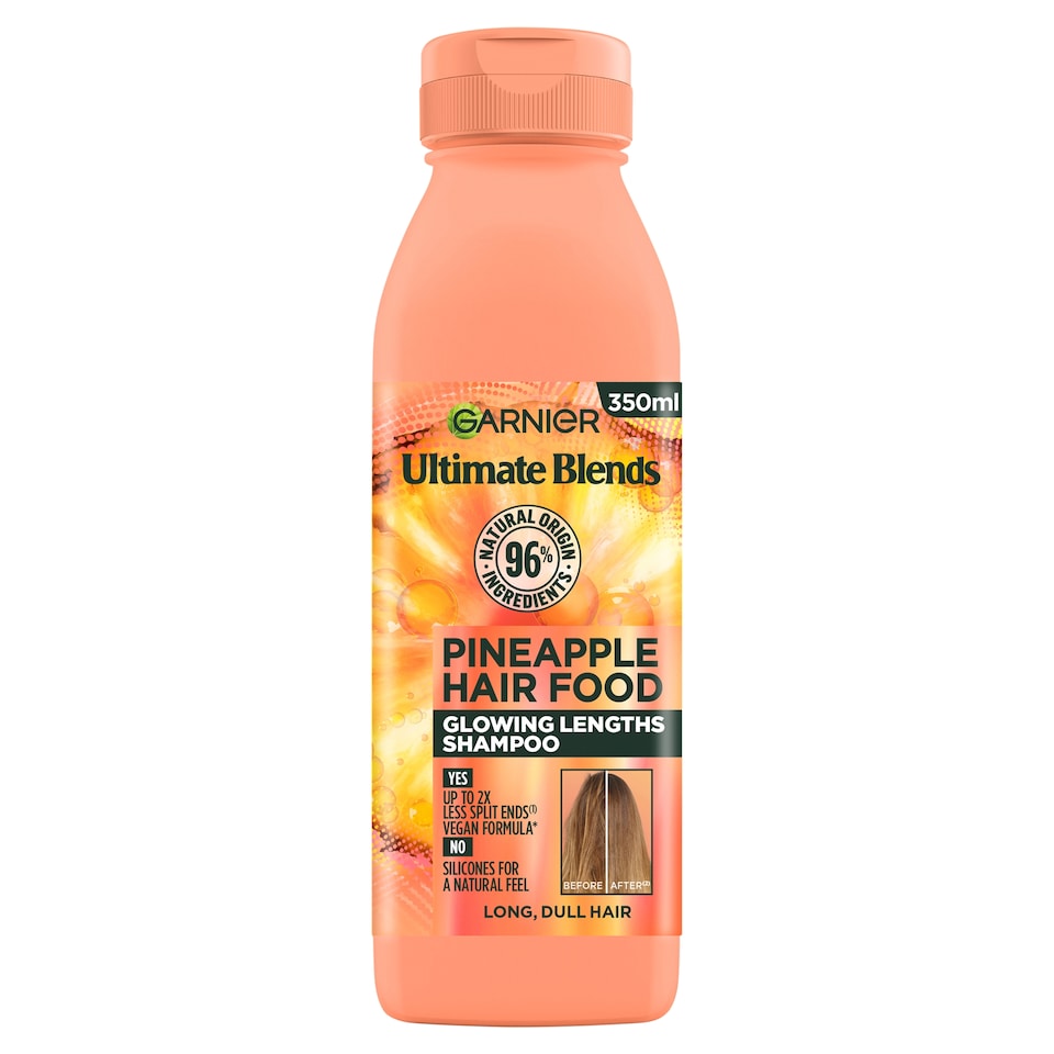 image 1 of Garnier Ultimate Blends Hair Food Pineapple Shampoo 350ml