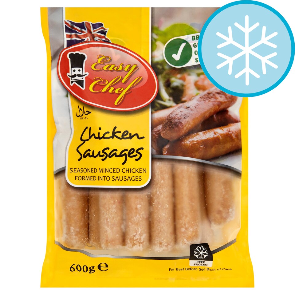 Easy Chef Chicken Sausages 600G Tesco Groceries