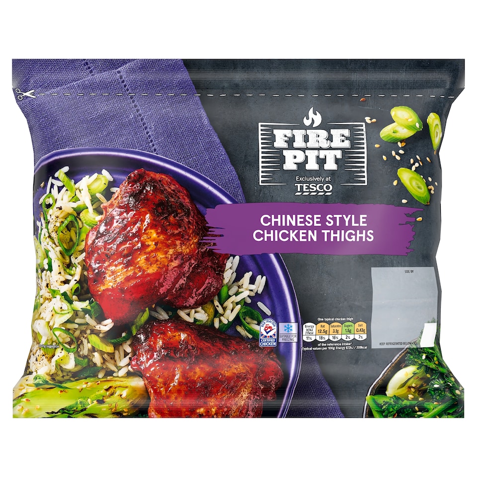 Tesco Firepit Chinese Chicken Style Thighs 900G