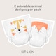 image 2 of Kit & Kin Nappies Size 4 Fox 34Pk 9-15Kg 23-34Lbs