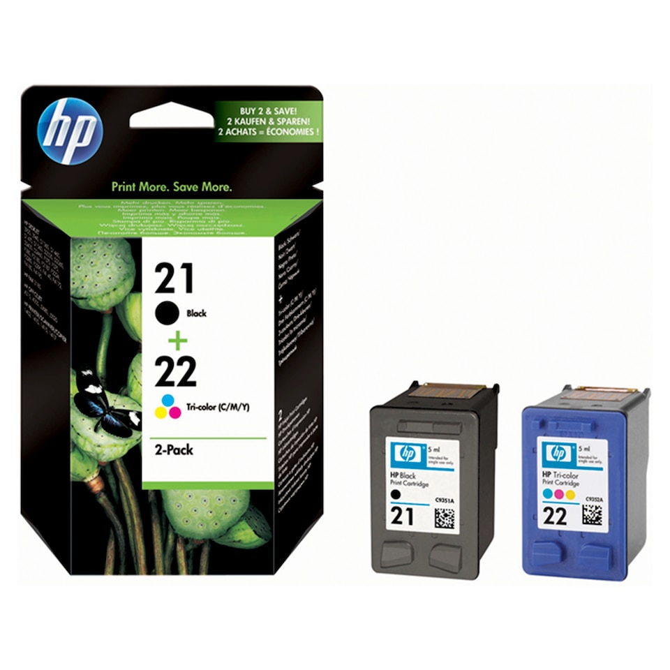 Hp 21/22 Multipack Printer Ink Cartridge