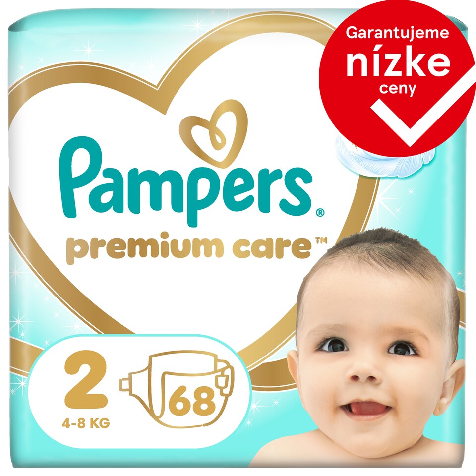 obrázok 1 z Pampers Premium Care veľkosť 2, 68 Plienok, 4kg-8kg