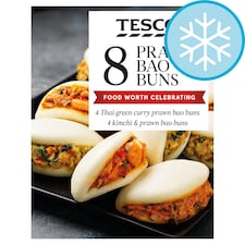Tesco 8 Prawn Bao Buns 256g