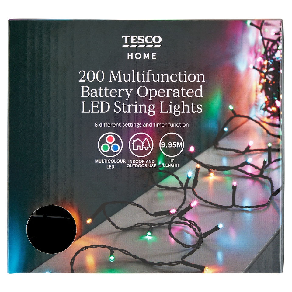 obrázok 1 z Tesco Home Svetelná reťaz na batérie 200 LED