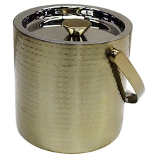 F&F Home Hammered Gold Ice Bucket