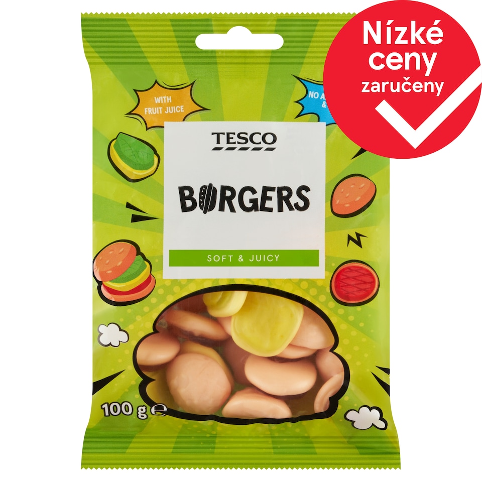 Tesco Želé s ovocnými příchutěmi 100g