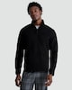 image 2 of F&F Fleece Half Zip Pyjama Jacket in Black