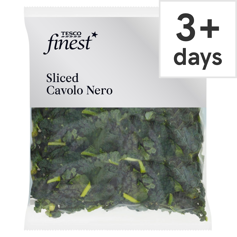 image 1 of Tesco Finest Sliced Cavolo Nero 200G