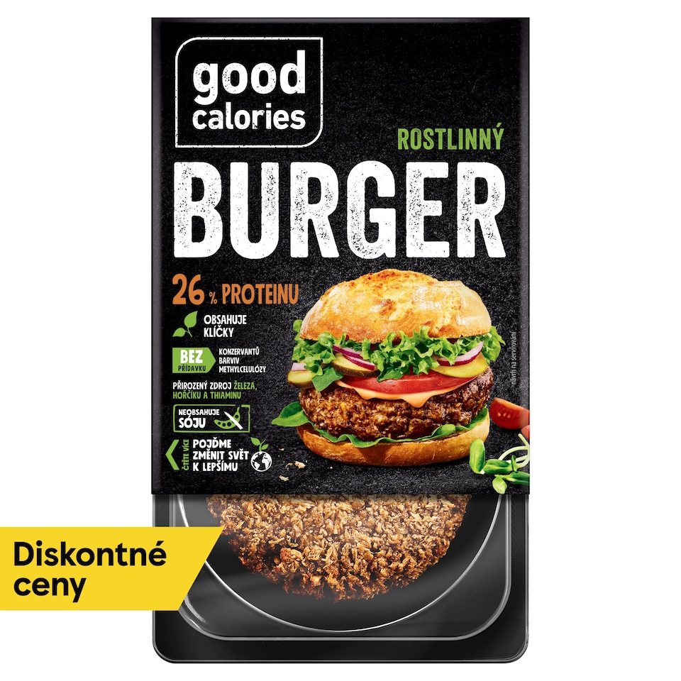 Good Calories Rastlinné fašírky 2 ks 170 g
