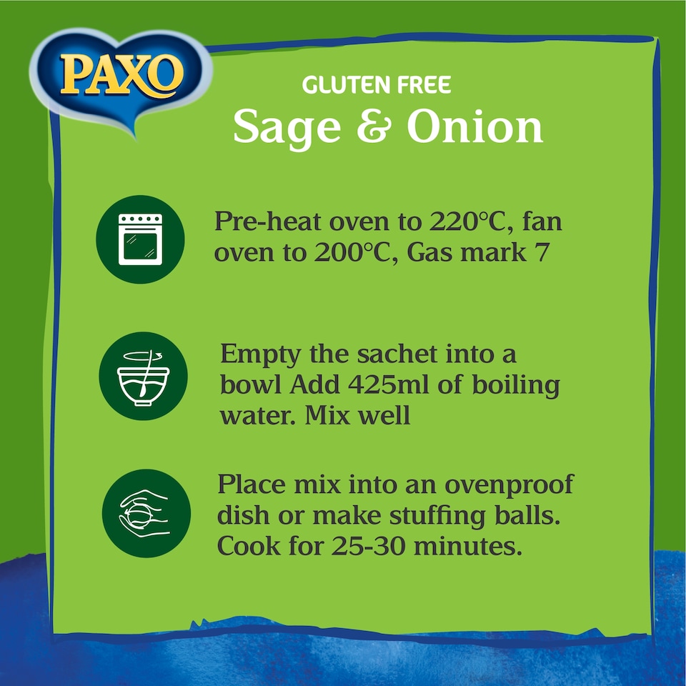 image 1 of Paxo Gluten Free Stuffing Mix - Sage & Onion 150g
