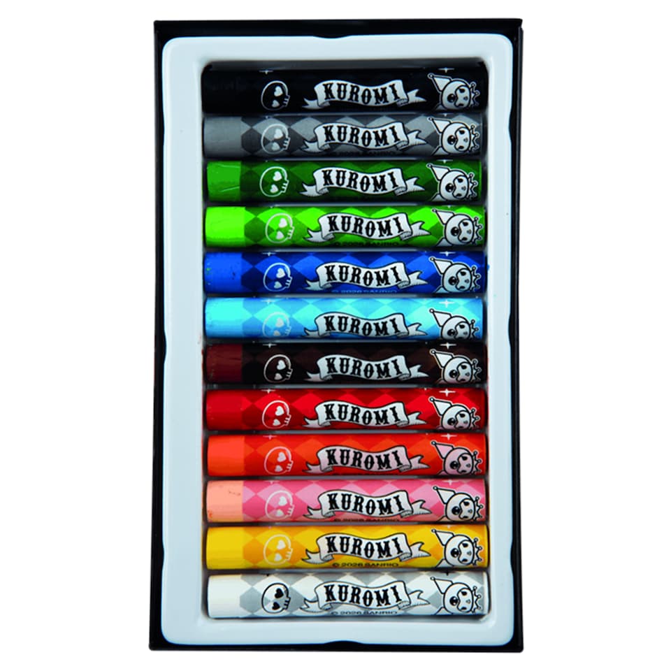 Obrázek 1 pro produkt Kuromi Olejové pastely 12 ks